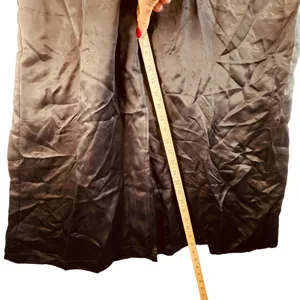 Athleta Calm‎ Cool Jumpsuit M Black Cupro Wide Leg Strappy Minimalist Chic Flowy thumbnail 7