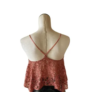 NWOT Free People NWOT Best Idea sequin cami in rose thumbnail 8