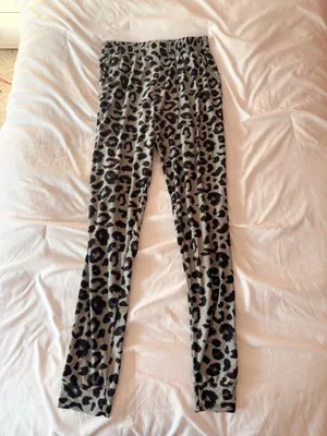 Active USA Grey Animal Print Lounge Joggers Size Small thumbnail 2