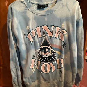 Pink Floyd Blue Tye Dye Crewneck thumbnail 1