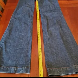 7 For All Mankind Seven7 wide leg Dark Blue Flare Jeans are a size 28. thumbnail 7