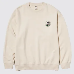 Uniqlo Studio Ghibli Kiki's Delivery Service Sweatshirt in Natural thumbnail 3