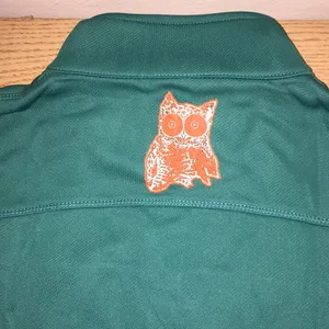 New Womens Hooters Track Jacket from NYC Thumb Size XLarge with Stain thumbnail 13
