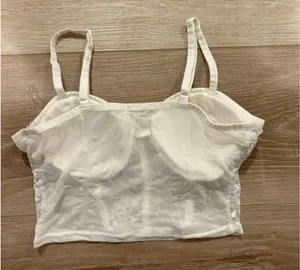 Dainty white lingerie top thumbnail 2