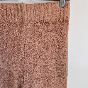 SKIMS Wide Leg Cozy Knit Pants in Camel thumbnail 7