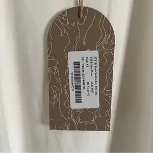 Meshki Bronte Backless Rose Mini Dress White thumbnail 6