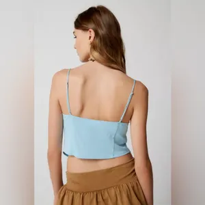 Urban Outfitters Hopeless Romantic Lace-Trim Flyaway Cami Top thumbnail 4