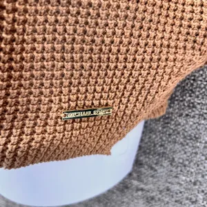 Michael‎ Kors Waffle Knit Thermal Sweater Brown Large thumbnail 8