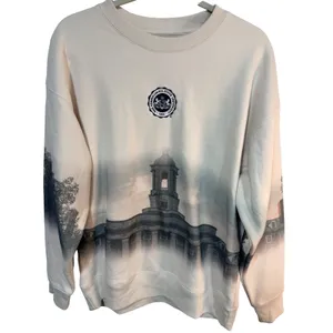 Penn State University Old Main Graphic Crewneck Sweatshirt Tan Small Collegiate thumbnail 2
