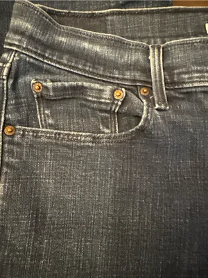 505 Straight Levi's Straight Leg Jeans in Dark Blue Wash thumbnail 6