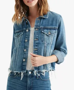 Lucky Brand Light Blue Denim Jacket thumbnail 1