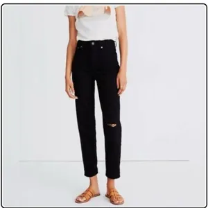 Madewell- The Perfect Vintage Jean Stone Black: Knee-Slit Edition 25 thumbnail 6