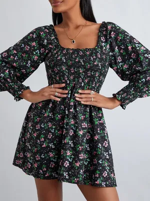 Hill House The Nap Dress in Multi Berry Crepe thumbnail 7