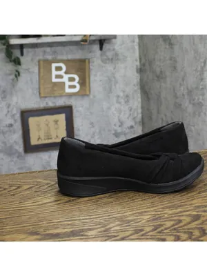 Lifestride Womens Glamour Ballet Flat Skimmers J6150F1 Black 10M thumbnail 6