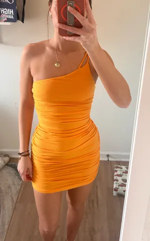 Princess Polly Dress Mini Orange thumbnail 1