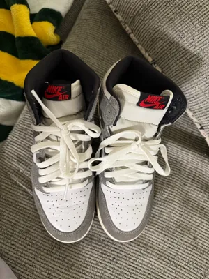 Big kids Air Jordan 1 Retro High OG 'Washed Black' thumbnail 7