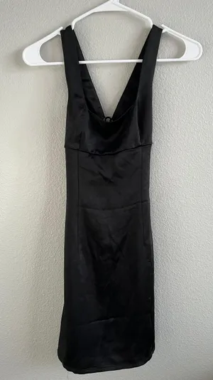 Princess Polly Black Mini Dress thumbnail 1