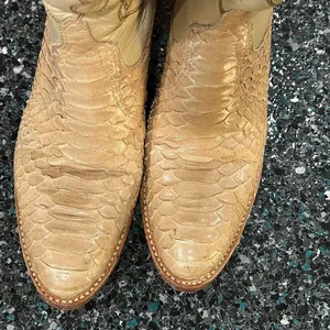 Vintage Dan Post Multicolor Leather Cowboy Boots 4218 Women 5.5 C W/ Box thumbnail 8