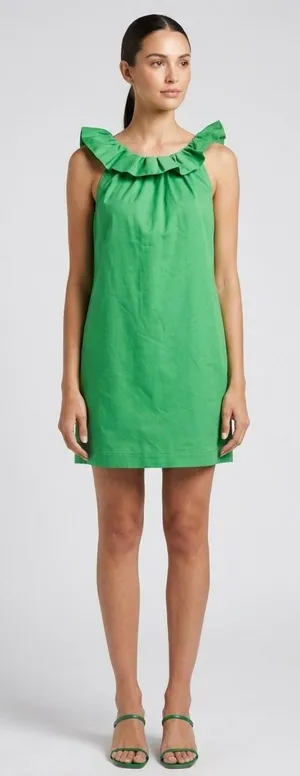 Trina Turk Womens Dress Mojito Green Tween Falls Mini Size S Small thumbnail 1