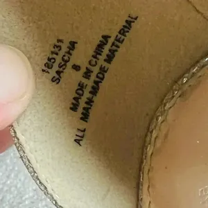 MICHAEL SHANNON golden shoes size 8 new thumbnail 8