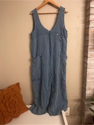 ANTHRO PILCRO Zip Front Wide Leg Overalls thumbnail 2