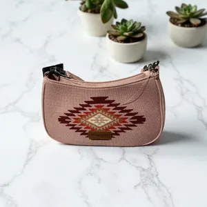 Wrangler‎ Aztec Embroidered Shoulder Bag Hobo Purse Ethnic Western thumbnail 4