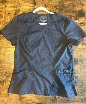 Dark Grey Cherokee Scrub Top thumbnail 1