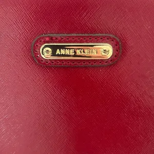 Anne‎ Klein Dome Satchel Large Red Saffiano Crossbody Bag thumbnail 3