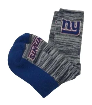 New York Giants Football Sporty Athletic Crew Style Socks thumbnail 1