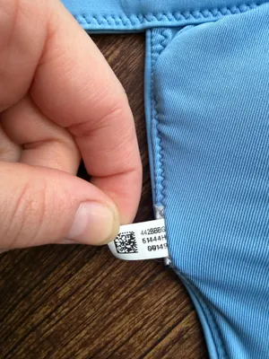 Aerie Women’s Blue Triangle Adjustable Bikini Swimsuit Top - Size S thumbnail 6