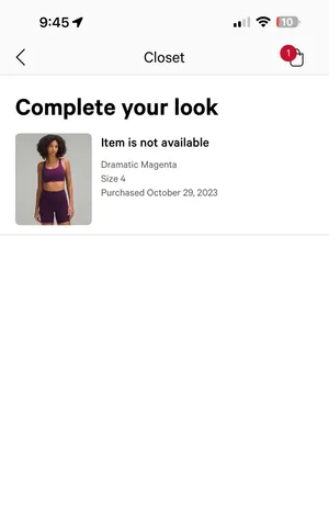 Lululemon Matching Set Dramatic Magenta 25" Align Leggings With Pockets And Energy Bra thumbnail 4