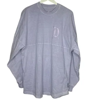 Disney Parks Disneyland Resort Spirit Jersey Lavender Glitter Size Large thumbnail 1