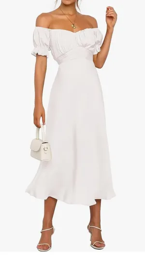 Amazon White Dress thumbnail 1