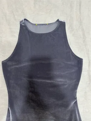 Velvet dress Silver thumbnail 3