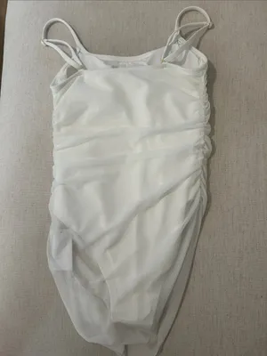 HUTCH Amaris One-Piece Overlay Swimsuit, Ivory, Size Small, NEW NWT thumbnail 5