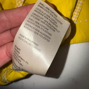 Anthropologie Yellow Wide Leg Pants with White Paisley thumbnail 14
