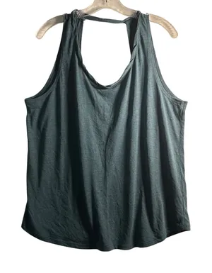 Nike Women's Tank Top Racerback Athletic Workout Gym‎ Teal Size XL thumbnail 1
