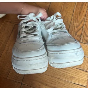 Reebok White Platform Sneakers thumbnail 4
