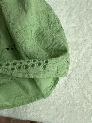 Wonderly Eyelet Button-Front Blouse thumbnail 6