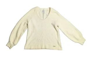 Abercrombie‎ & Fitch Cream Super Soft Sweater thumbnail 1