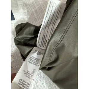 NWT Abercrombie & Fitch Sheen V-Neck Racerback Sz S Cropped Tank Green Org $35 thumbnail 4
