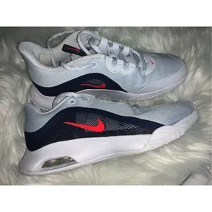 Nike Womens Court Air Max Volley Blue Basketball Shoes Sneakers 7 thumbnail 5