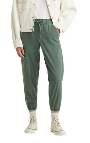 NWT Levi's Womens Off Duty Jogger Slouchy Pants A19540005 Thyme Green 22W thumbnail 1