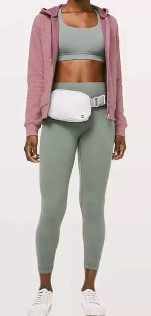 Lululemon Catch‎ a Moment Zip Hoodie Sweatshirt in Heathered So Merlot Size 2 thumbnail 1