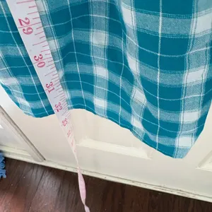 Amanda Uprichard Lucietta in Dress Sutton Plaid Blue Square Neck Size XS thumbnail 7
