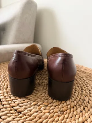 Nine West Brown Leather Loafers thumbnail 5