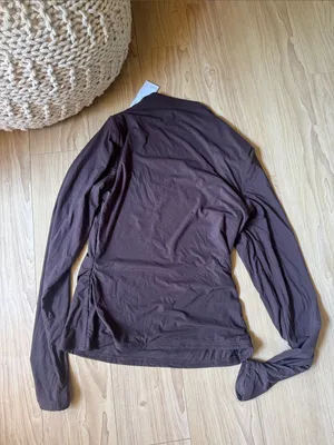 naked wardrobe Brown Long Sleeve Top thumbnail 3