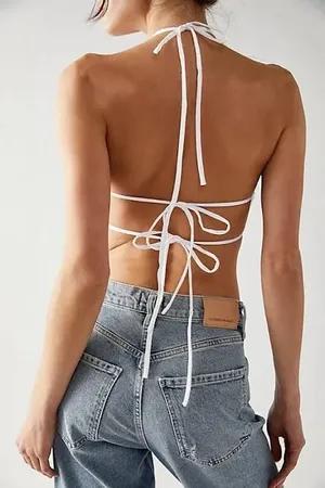 Free People Eyes For You Bralette Top Yellow thumbnail 3
