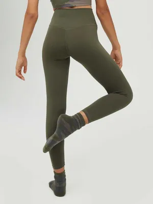 Aerie green real me leggings thumbnail 1