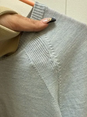 Lululemon Tied-To-You Lace-Up Back Sweater Heathered Grey thumbnail 2